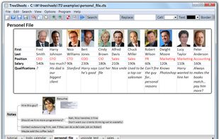 TreeSheets screenshot 2