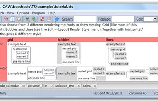 TreeSheets screenshot 3