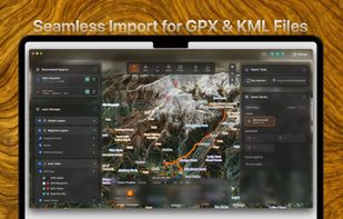 GPX and KML route import workflow.