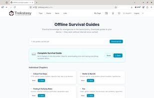 Offline guides