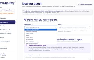 Choose a research approach that matches the business question you need to answer. Whether you’re planning content, refining your positioning, supporting sales or researching target accounts, the approach shapes the report’s analysis and recommendations around that need.
