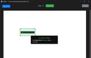 Existing Signature field detection.