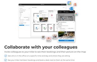 Find where your colleagues are sitting to collaborate