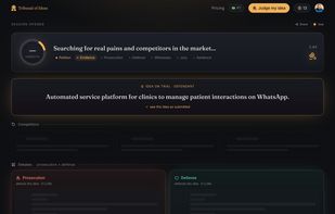 The trial opens with a real market search for evidence