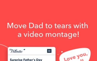 Surprise Happy Father's Day Tribute