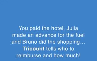 Tricount screenshot 1