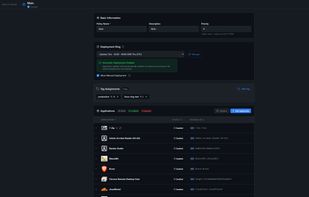 Application update policy builder/editor