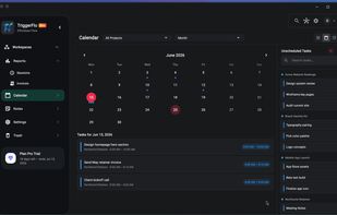 Time reports showing where the week actually went, per project and task