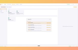 Quick search overlay launching an application