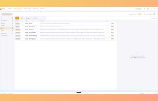 Text expansion list with trigger words and snippets