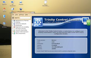 Trinity Desktop Environment (TDE) screenshot 1