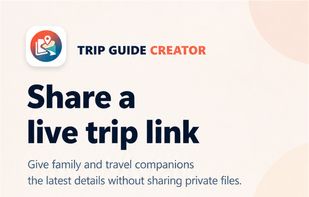Share a live trip link