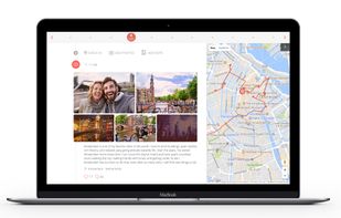 Tripblan travel mapper captures your full trip journey in an interactive map. You can scroll to any moment or place you’ve been to just by clicking the corresponding pin in the map.