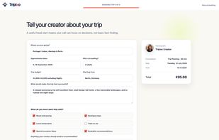 Booking Questionnaire
