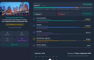 Trip dashboard