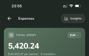 Expences page