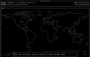 Visualize GeoIp on a world map