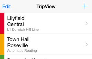 TripView screenshot 1