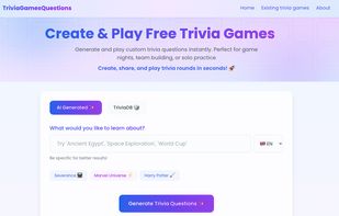 TriviaGamesQuestions screenshot 1