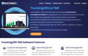 Trucking365.io TMS screenshot 1