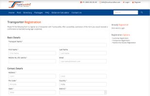 Packers & Movers Registration Page
#packers&movers #loadboard #transportbooking