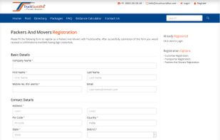 Transporter Registration page
#transporter #truckrental #truckboard #truckpost