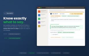 Gap Coach
Close the gaps without new skills
98% of Fortune 500 companies use ATS to filter applications (Jobscan, 2025). Most candidates who get filtered out aren't missing skills - they're missing words. The Gap Coach shows exactly which JD keywords your resume is missing and gives you bridge language to reframe what you already have.