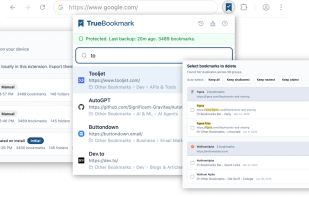 TrueBookmark screenshot 1