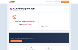Example of a technology scan using TrueTechFinder
