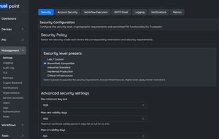 Trustpoint screenshot 1