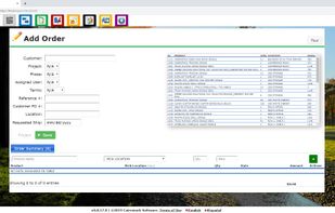 Create and assign orders, see available inventory on the same screen.
