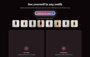 AI clothes try on