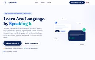 TrySpeak AI screenshot 1