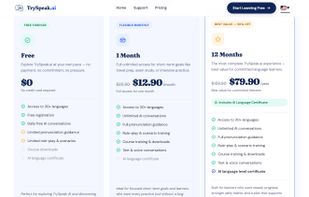 TrySpeak AI screenshot 2