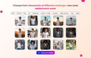 Tshirt Designs Mockup Generator screenshot 1