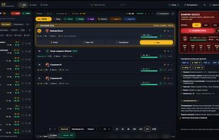 Comprehensive 3-Column Combat Tracker with Integrated Bestiary and Monster Stat Block