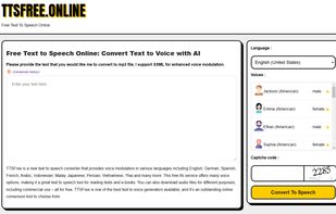 Free Text to Speech online
