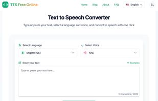 TTS Free Online screenshot 1