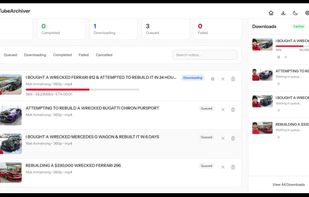 TubeArchiver screenshot 2