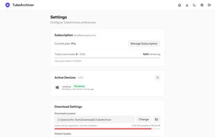 TubeArchiver screenshot 3