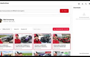 TubeArchiver screenshot 1