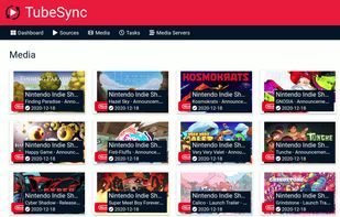 Video thumbnails offer a sleek GUI for enhanced user experience.