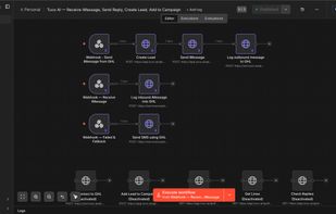 Screenshot of tuco ai n8n integration api 