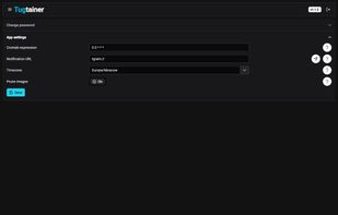 Tugtainer screenshot 2