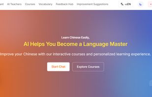 Tukera landing page — AI-powered Chinese learning with AI chat, voice practice, courses and vocabulary training.