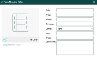 TuneFab DVD Ripper (Windows) add ID3 information