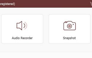 TuneFab Screen Recorder Main Page