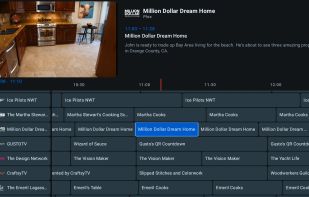 The programme guide on Android TV, across every source.