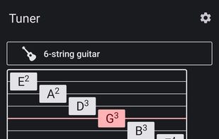 Tuner App screenshot 1