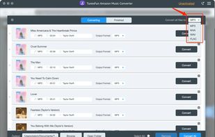 TunesFun Amazon Music Conveter screenshot 2